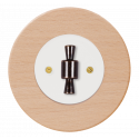 Baltas sukamojo jungiklio dangtelis su rankenėle - 24 - 14,81 €