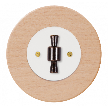 Baltas sukamojo jungiklio dangtelis su rankenėle - 24 - 14,81 €