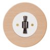 Baltas sukamojo jungiklio dangtelis su rankenėle - 24 - 14,81 €