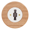 Baltas sukamojo jungiklio dangtelis su rankenėle - 25 - 14,81 €