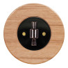 Juodas sukamojo jungiklio dangtelis su rankenėle - 23 - 14,81 €