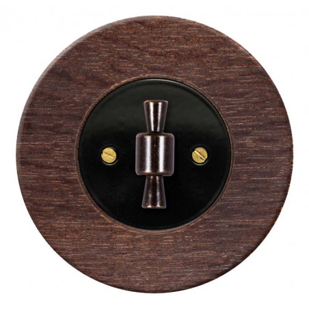 Juodas sukamojo jungiklio dangtelis su rankenėle - 24 - 14,81 €