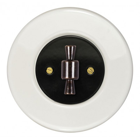 Juodas sukamojo jungiklio dangtelis su rankenėle - 25 - 14,81 €
