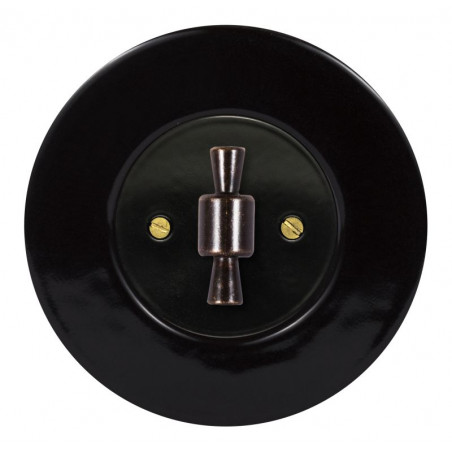 Juodas sukamojo jungiklio dangtelis su rankenėle - 26 - 14,81 €