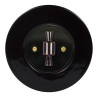 Juodas sukamojo jungiklio dangtelis su rankenėle - 26 - 14,81 €