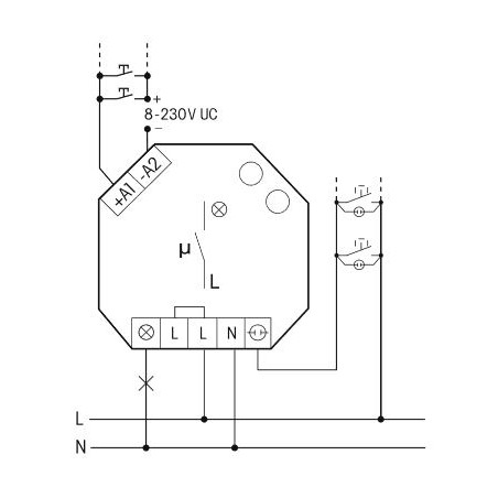 Impulsinė relė Eltako ESR61NP-230V+UC - 2 - 39,16 €