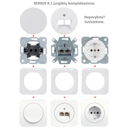 Vienvietis rėmelis Berker R.1 - 30 - 5,77 €
