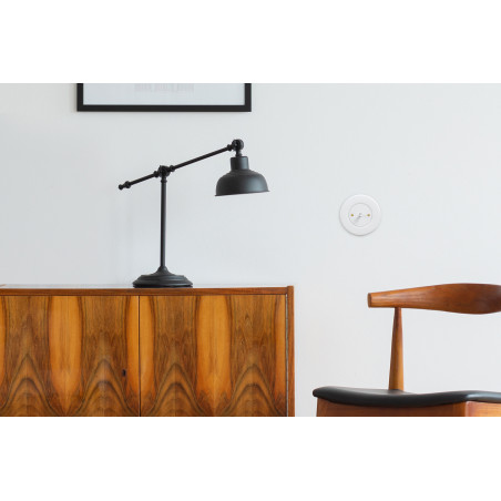 Juodas svirtelinis dviejų grupių jungiklis - 22 - 23,47 €
