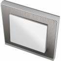 Merten-system-M-design-vienvietis-remelis-elektros-jungikliui-rozetei-nerūdijantis plienas profilis