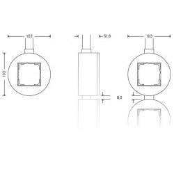 Gira studio virštinkinis elektros jungiklis stiklinis vienvietis viengubas rėmelis matmenys