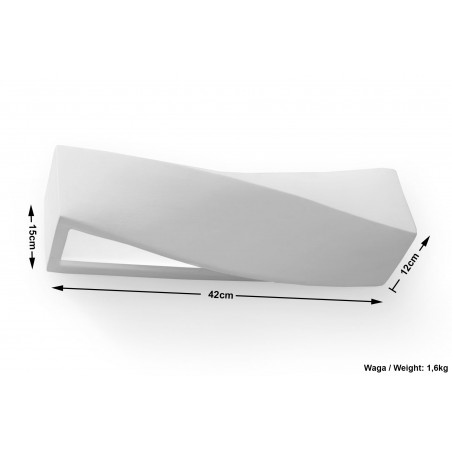 Sieninis keraminis šviestuvas SIGMA - 6 - 24,68 €