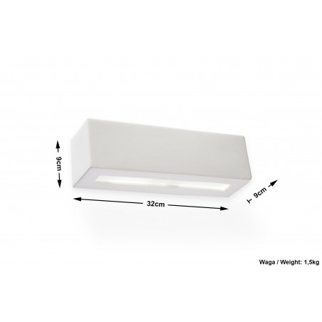 Sieninis keraminis šviestuvas VEGA - 6 - 20,98 €