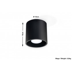 Plafonas ORBIS 1 juodas - 4 - 23,06 €