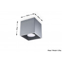 Plafonas QUAD 1 pilkas - 4 - 23,72 €