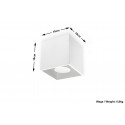 Plafonas QUAD 1 baltas - 4 - 23,72 €
