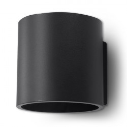 Sieninis šviestuvas ORBIS 1 juodas - 1 - 24,62 €