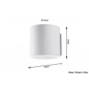 Sieninis šviestuvas ORBIS 1 baltas - 6 - 24,62 €