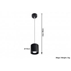 Pakabinamas šviestuvas ORBIS 1 juodas - 5 - 29,19 €