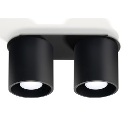 Plafonas ORBIS 2 juodas - 1 - 51,98 €