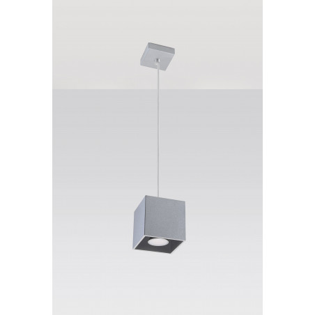 Pakabinamas šviestuvas QUAD 1 pilkas - 2 - 30,73 €