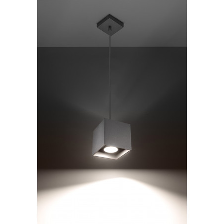 Pakabinamas šviestuvas QUAD 1 pilkas - 3 - 30,73 €