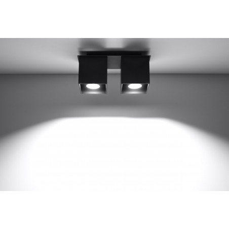 Plafonas QUAD 2 juodas - 3 - 52,34 €