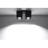 Plafonas QUAD 2 juodas - 3 - 52,34 €