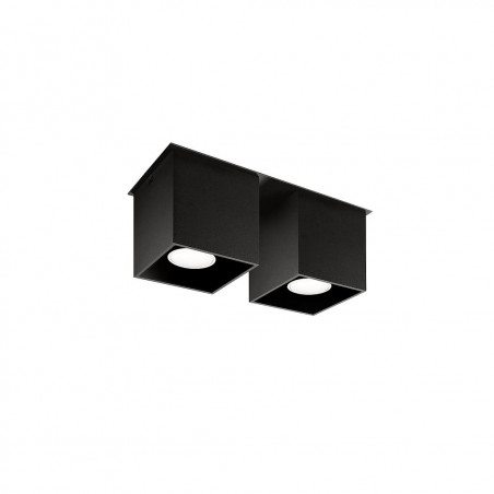 Plafonas QUAD 2 juodas - 4 - 52,34 €