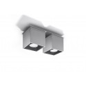Plafonas QUAD 2 pilkas - 2 - 52,34 €