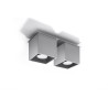 Plafonas QUAD 2 pilkas - 2 - 52,34 €