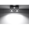 Plafonas QUAD 2 pilkas - 3 - 52,34 €