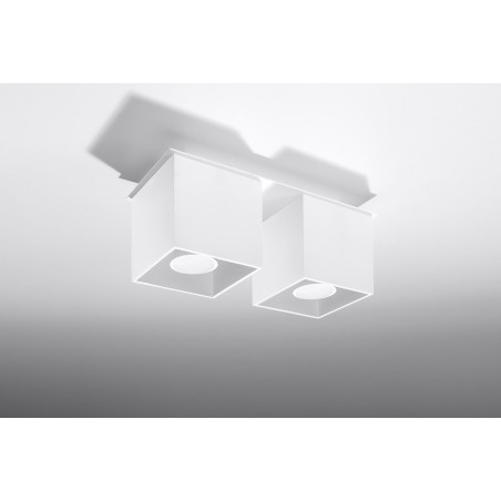 Plafonas QUAD 2 baltas - 2 - 52,34 €