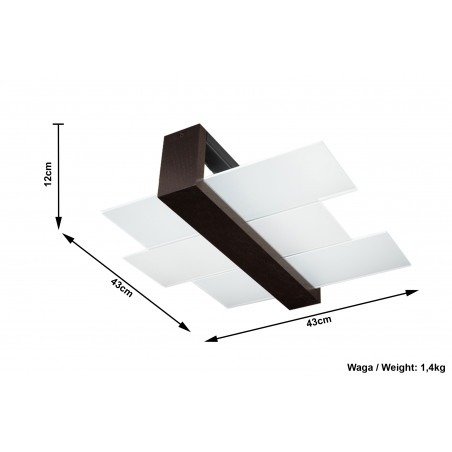 Plafonas FENIKS 2 venge - 5 - 45,30 €