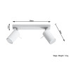 Plafonas RING 2 baltas - 5 - 34,04 €