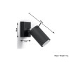 Sieninis šviestuvas RING juodas - 5 - 19,05 €