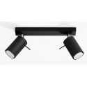 Plafonas RING 2 juodas - 1 - 34,04 €