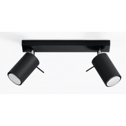 Plafonas RING 2 juodas - 1 - 34,04 €