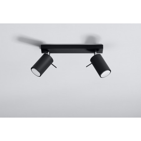 Plafonas RING 2 juodas - 2 - 34,04 €