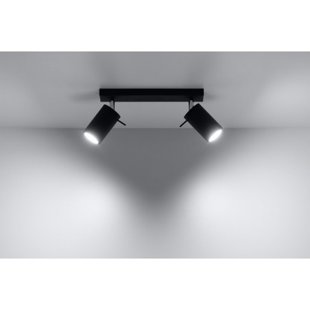 Plafonas RING 2 juodas - 3 - 34,04 €