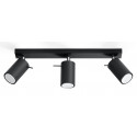 Plafonas RING 3 juodas - 1 - 47,60 €