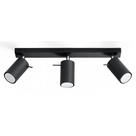 Plafonas RING 3 juodas - 1 - 47,60 €