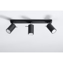 Plafonas RING 3 juodas - 2 - 47,60 €
