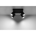 Plafonas RING 4 juodas - 3 - 63,38 €