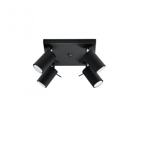 Plafonas RING 4 juodas - 4 - 63,38 €
