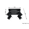 Plafonas RING 4 juodas - 5 - 63,38 €