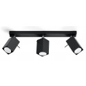 Plafonas MERIDA 3 juodas - 1 - 54,78 €