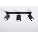 Plafonas MERIDA 3 juodas - 2 - 54,78 €