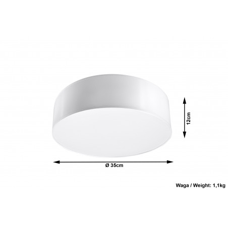Plafonas ARENA 35 baltas - 5 - 51,40 €