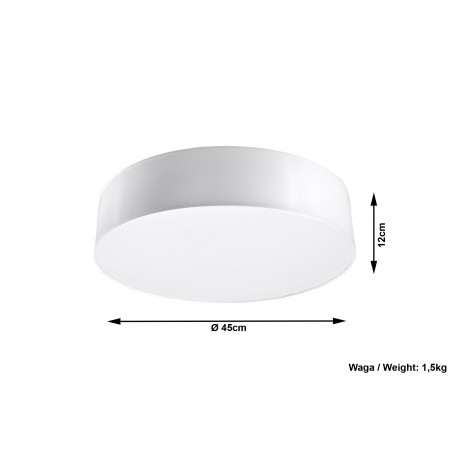 Plafonas ARENA 45 baltas - 5 - 63,94 €