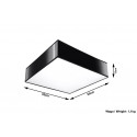 Plafonas HORUS 35 juodas - 4 - 58,66 €